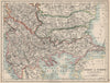 TURKEY IN EUROPE & BULGARIA. Rumili East Rumelia Balkans. JOHNSTON 1903 map