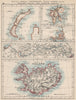 ARCTIC ISLANDS.Iceland Spitsbergen Franz Josef Land Novaya Zemlya 1903 old map