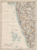 BRITISH INDIA SW.Bombay Mysore Malabar Coast Lakkadives.  JOHNSTON 1903 map