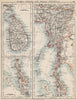 BURMA CEYLON SIAM MALAY PENINSULA. Assam Singapore Thailand 1903 old map