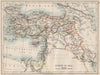 OTTOMAN TURKEY IN ASIA. Cyprus Levant Mesopotamia Palestine. JOHNSTON 1903 map