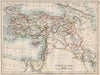 OTTOMAN TURKEY IN ASIA. Cyprus Levant Mesopotamia Palestine. JOHNSTON 1903 map
