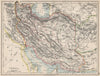PERSIA. Showing provinces. Iran. Persian Gulf. Bushire.  JOHNSTON 1903 old map