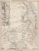 UPPER NILE, EAST SUDAN & SUEZ CANAL. Khartoum.White/Blue Nile. JOHNSTON 1903 map