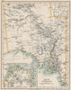 SOUTH AUSTRALIA.Explorer route Sturt Giles Elder Forrest Eyre Tictkins 1903 map