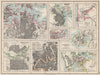 AUSTRALIA NZ CITIES. Sydney Hobart Perth Adelaide Brisbane Auckland 1903 map