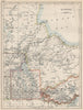 MANITOBA. Winnipeg Canadian Pacific Railroad Keewatin Canada.JOHNSTON 1903 map
