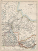 MANITOBA. Winnipeg Canadian Pacific Railroad Keewatin Canada.JOHNSTON 1903 map