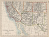 USA SOUTH WEST. California Arizona NM Colorado Utah Nevada.  JOHNSTON 1903 map