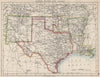 USA SOUTH CENTRAL.Texas.Proposed state of Oklahoma inc Indian Territory 1903 map