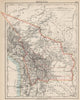 BOLIVIA. includes Acre, lost to Brazil in 1899-1903 war. JOHNSTON 1903 old map