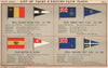 ROYAL YACHT & SAILING CLUB FLAGS. Belgian. Bombay. Bilbao. Canadian 1902 print