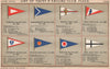 YACHT & SAILING CLUB FLAGS P-R. Parkstone - Poole - Portsmouth - Rhe 1902