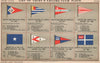 FRENCH YACHT & SAILING CLUB FLAGS S. Sociétés Nautique. Le Havre - St-Malo  1902