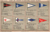 YACHT & SAILING CLUB FLAGS S-T. Sussex - Tamesis - Teign - Thames United 1902