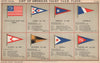 US YACHT CLUB FLAGS A-B. Albany American Annisquam Atlantic Baltimore 1902
