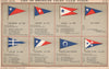 US YACHT CLUB FLAGS D-H. Dorchester Eastern Encinal Hartford Hudson River 1902