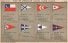 US YACHT CLUB FLAGS L-N. Lynn Manhasset Bay Minnetonka New York/Haven 1902