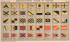 YACHT FLAGS. Black & Yellow. Black, Red & Yellow. Salmon Blue Turquoise 1902