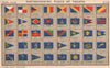 YACHT FLAGS. Blue & Yellow. Blue, Red & Yellow. Blue, Green & Red. White 1902