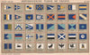 YACHT FLAGS. Blue Turquoise. Black White. Blue Salmon. Blue White & Yellow 1902