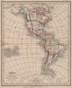'Amerique' by Meissas & Michelot. Americas. Bolivia with Litoral 1861 old map