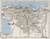 BEIRUT vintage town/city plan. Beyrouth. Lebanon 1956 old vintage map chart