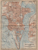 SOUTHAMPTON town city plan. Itchen Docks Woolston Northam. Hampshire 1906 map
