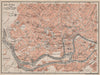 BRISTOL town city plan. Clifton Redcliffe Hotwells Brandon Broadmead 1906 map