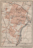 STRATFORD-UPON-AVON antique town city plan. Old Town. Warwickshire 1906 map