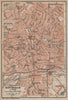 NOTTINGHAM antique town city plan. Nottinghamshire. BAEDEKER 1906 old map