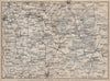 SHERWOOD FOREST & THE DUKERIES. Worksop Mansfield Ollerton Staveley 1906 map
