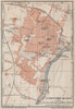 STRATFORD-UPON-AVON antique town city plan. Old Town. Warwickshire 1927 map