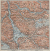 LOCH LOMOND & THE TROSSACHS. Helensburgh Balloch Drymen. Scotland 1927 old map