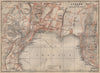 LUGANO antique town city stadtplan. Switzerland carte karte. BAEDEKER 1903 map