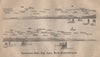 Panorama delle Alpi dalla Mole Antonelliana. The Alps from Torino/Turin 1903 map