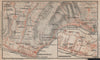 BORDIGHERA antique town city plan & environs. Ospedaletti. Italy mappa 1903