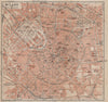 MILANO MILAN antique town city plan piano urbanistico. Italy mappa 1903