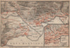 LOCARNO area. Losone Gordola Muralto Brione. Switzerland Suisse Schweiz 1903 map