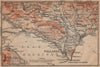 PALLANZA ENVIRONS. Verbania. Intra Unchio. Italy mappa. BAEDEKER 1903 old