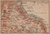 STRESA ENVIRONS. Baveno Gignese. Italy mappa. BAEDEKER 1903 old antique