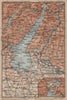 LAGO DI/LAKE GARDA. Riva Salo Peschiera Verona. topo-map. Italy mappa 1903