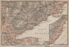 SALO MADERNO GARGNANO environs. Lago di/Lake Garda. Brescia. BAEDEKER 1903 map