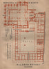 St Mark's BASILICA SAN MARCO. PALAZZO DUCALE Doge's palace plan Venice 1903 map