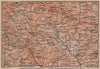VALLOMBROSA & CAMALDOLI environs. Reggello Casentino. Topo-map. Italy 1903