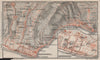 BORDIGHERA antique town city plan & environs. Ospedaletti. Italy mappa 1906