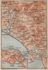 LAVAGNA, CHIAVARI & SESTRI-LEVANTE environs. Moneglia Liguria. BAEDEKER 1906 map