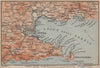 GOLFO DELLA SPEZIA. La Spezia environs. Lerici isola Palmaria. Italy 1906 map