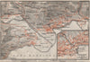 LOCARNO area. Losone Gordola Muralto Brione. Switzerland Suisse Schweiz 1906 map