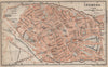 CREMONA antique town city plan piano urbanistico. Italy mappa 1906 old